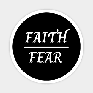 Faith Over Fear Christian Magnet